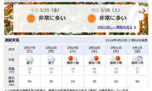 日本天气预报一周_日本 天气预报