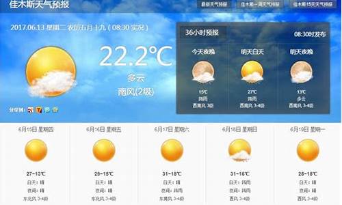 佳木斯天气预报15天30天_佳木斯天气预报一周的天气预报